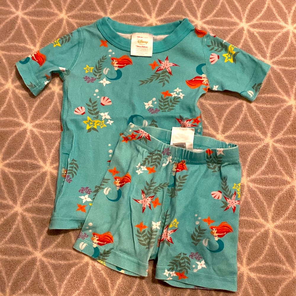 Hanna Andersson Little Mermaid Pajama Short Set